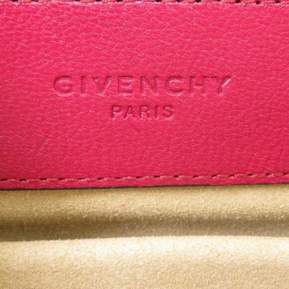 GIVENCHY Red Leather Shoulder Bag - Picture 6 of 10